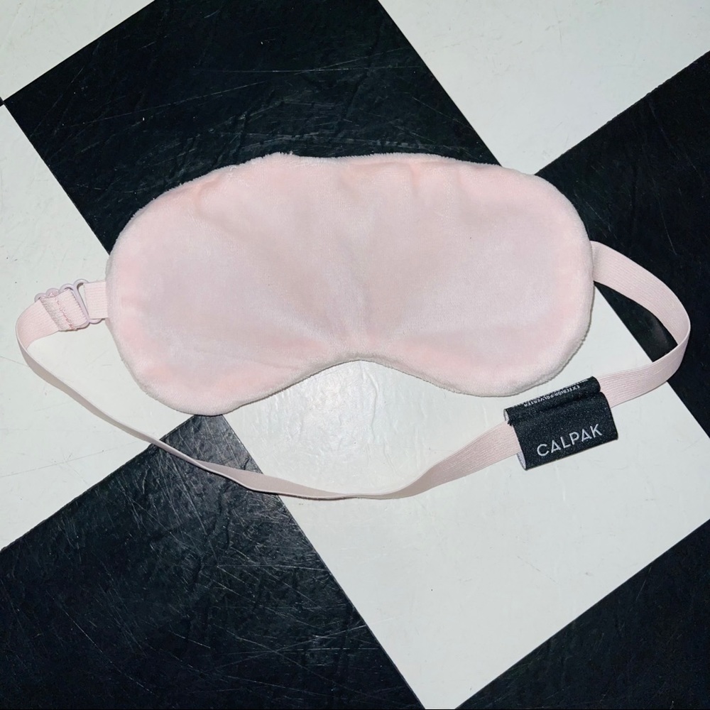 NEW Calpak Sleep Eye Mask Blush Pink Soft Plush
